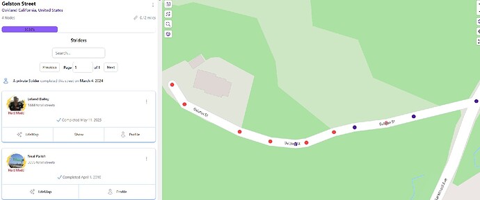 follow-up re CityStride errors in Oakland