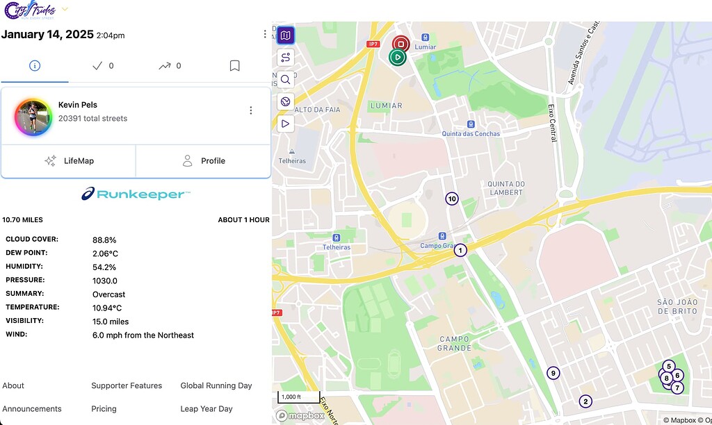 Lifemap lines disappeared (2025) - Support - CityStrides Community